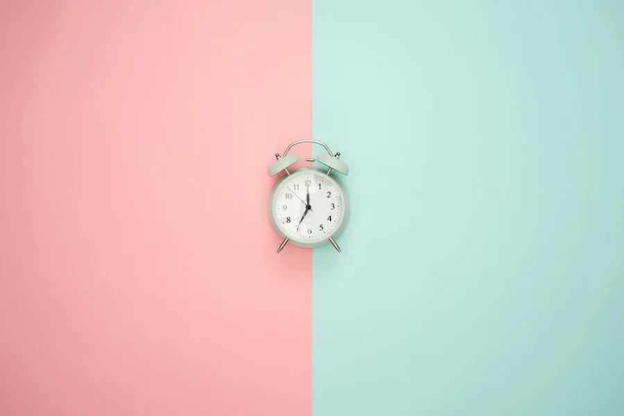 Photo thoughts about time concept